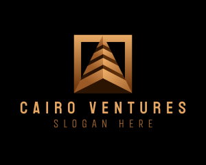 Cairo - Pyramid Landmark Architecture logo design