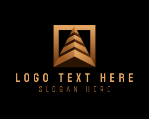 Giza - Pyramid Landmark Architecture logo design