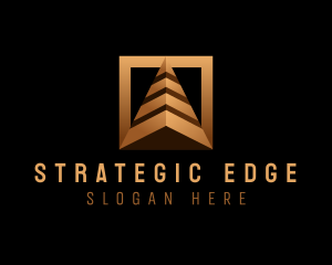 Strategy - Pyramid Landmark Architecture logo design