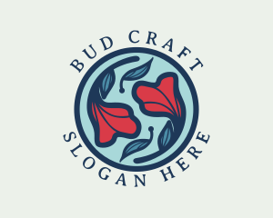 Elegant Flower Buds logo design