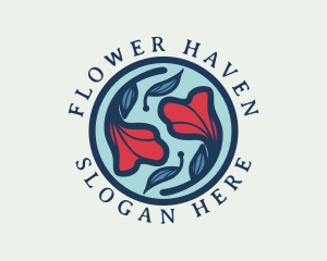 Elegant Flower Buds logo design