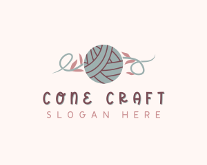 Yarn Knitting Crochet logo design