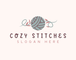 Yarn Knitting Crochet logo design