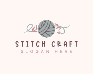 Yarn Knitting Crochet logo design