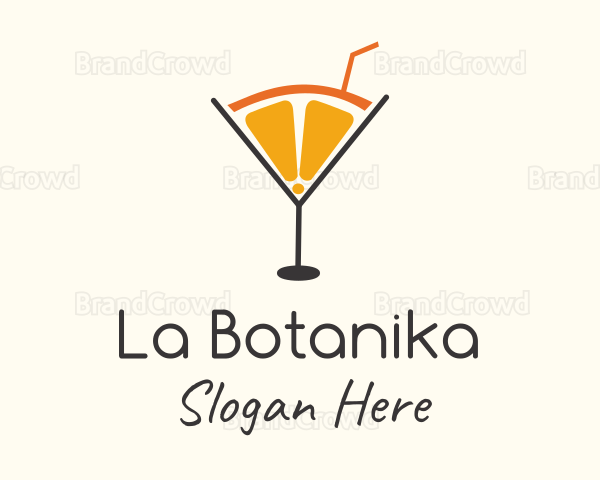 Orange Martini Juice Logo