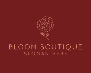 Bloom - Rose Bloom Flower logo design