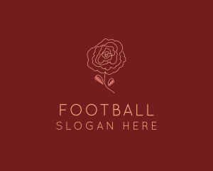 Simple - Rose Bloom Flower logo design