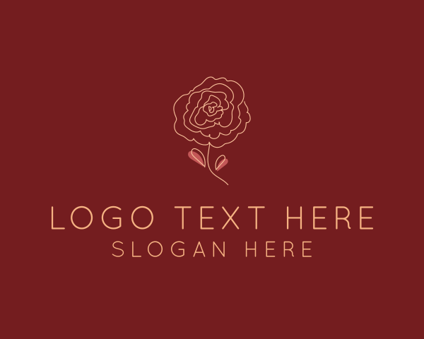 Florist - Rose Flower Garden logo design