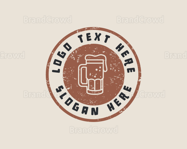 Beer Beverage Bar Logo