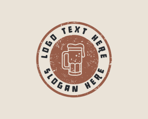 Brown - Beer Beverage Bar logo design
