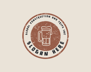 Beer Beverage Bar logo design