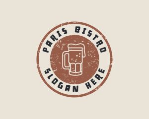 Beer Beverage Bar logo design