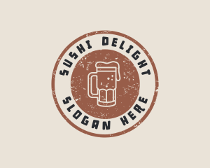 Beer Beverage Bar logo design