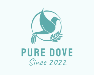 Spiritual Faith Dove  logo design