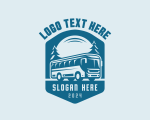Bus - Travel Tour Bus Tourism logo design