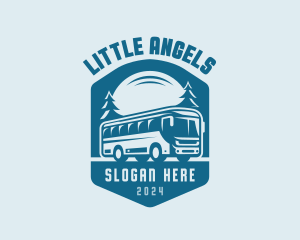 Road Trip - Travel Bus Tourism logo design