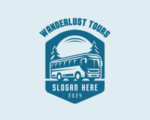 Travel Tour Bus Tourism logo design