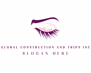 Beauty Eyelash Cosmetics Logo