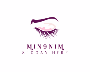 Beauty Eyelash Cosmetics Logo