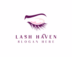 Beauty Eyelash Cosmetics logo design