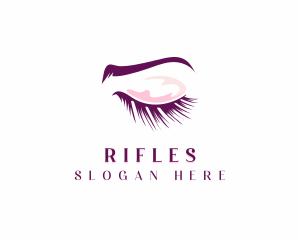 Eyelash Extension - Beauty Eyelash Cosmetics logo design