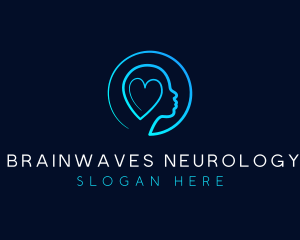 Mental Health Heart logo design