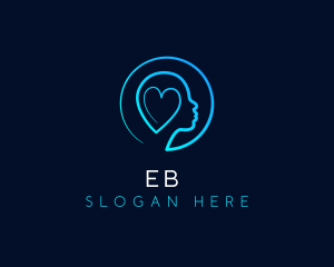 Emotion - Mental Health Heart logo design