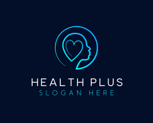 Mental Health Heart logo design