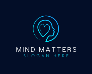 Neurological - Mental Health Heart logo design