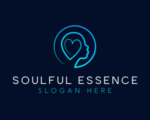 Emotion - Mental Health Heart logo design