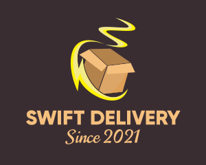 Delivery - Fast Delivery Box logo design