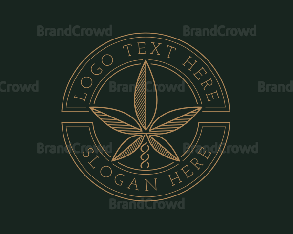 Marijuana Hemp Weed Logo