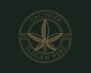 Dispensary - Marijuana Hemp Weed logo design