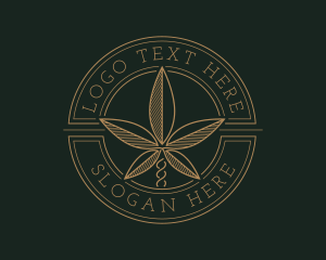 Marijuana Hemp Weed Logo