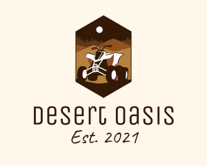 Desert Quad Biking  logo design