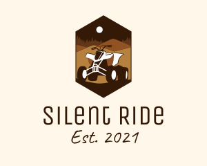 Desert Quad Biking  logo design