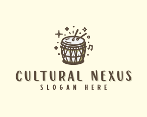 Culture - African Cultural Drum logo design