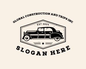 Classic Car Transportation Logo