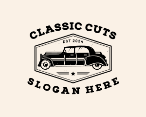 Classic Car Transportation logo design