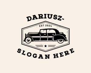 Garage - Classic Car Transportation logo design