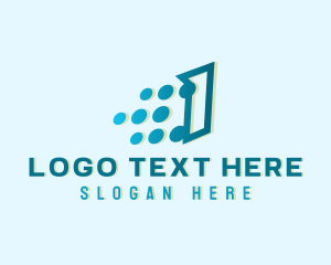 Letter I - Modern Tech Letter I logo design