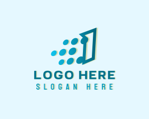 Download - Modern Tech Letter I logo design