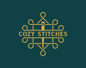 Tailor Stitching Dressmaker logo design