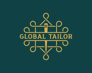 Tailor Stitching Dressmaker logo design