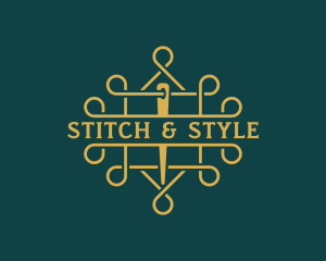 Tailor Stitching Dressmaker logo design
