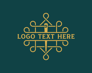 Thread - Tailor Stitching Dressmaker logo design