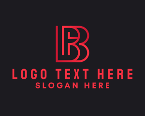 Monoline - Business Letter B logo design