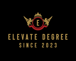 Degree - Griffin Crown University logo design