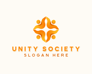 Society - People Cooperative Unity logo design