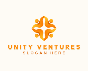 Cooperative - People Cooperative Unity logo design